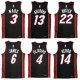 Camiseta NBA Miami Heat 75 Negra