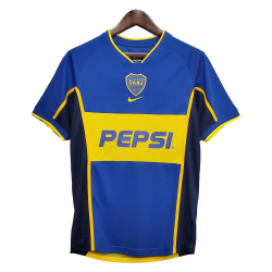 Camiseta Retro Boca Juniors 1ª 2002