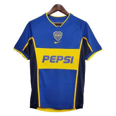 Camiseta Retro Boca Juniors 1ª 2002