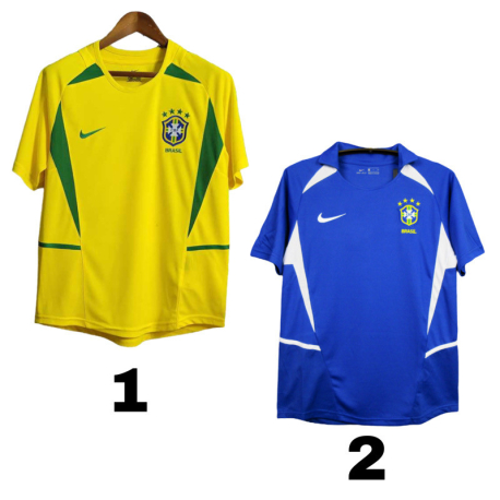 Camiseta Retro Brasil 1ª 2002