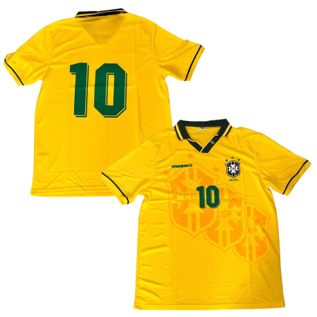Camiseta Retro Brasil 1994 (Talla 2XL, 10)