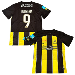 Camiseta Retro Al-Ittihad 23/24 (Talla L, Benzema 9)