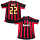 Camiseta Retro AC Milán 06-07 (Talla S, Kaká / 22)