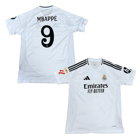 Camiseta Madrid 24/25 (Talla XL, Mbappé / 9)