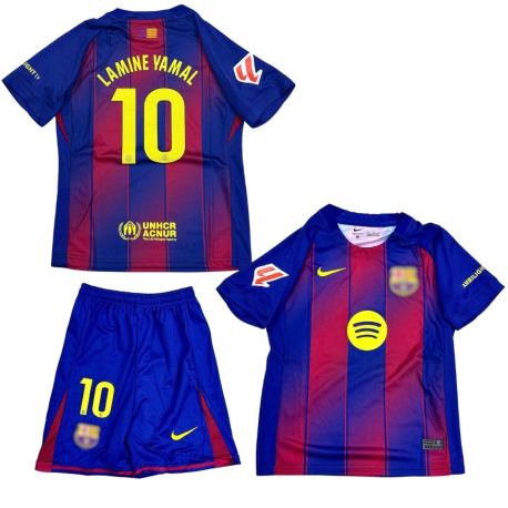 Kit Niño Blaugrana (Talla 22, Lamine Yamal / 10)