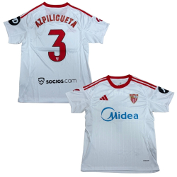 Camiseta Sevillistas 25/26 (Talla S, Azpilicueta 3)