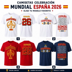 Camiseta Celebración España 2026